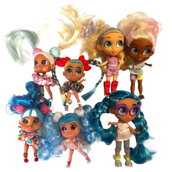Lot of 7 Hairdorables mini dolls - Picture 1 of 4